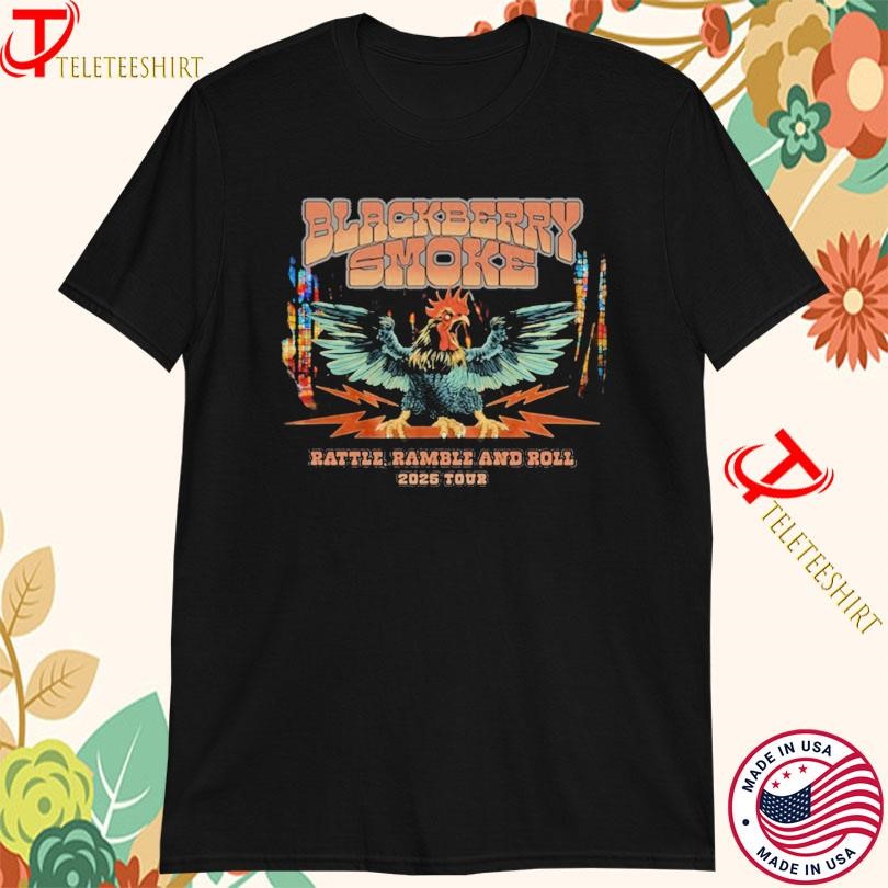Official BlackberryRattle Ramble And Roll Tour 2025, Blackberry Smoke T-shirts