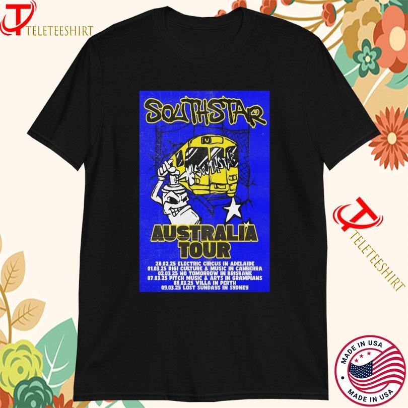 New Southstar Australia Tour 2025, Southstar Australia Tour T-shirts