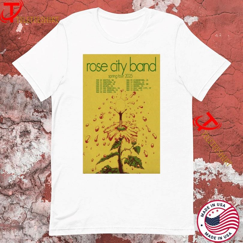 New Rose City Band Tour Spring 2025, Rose City Band T-shirts