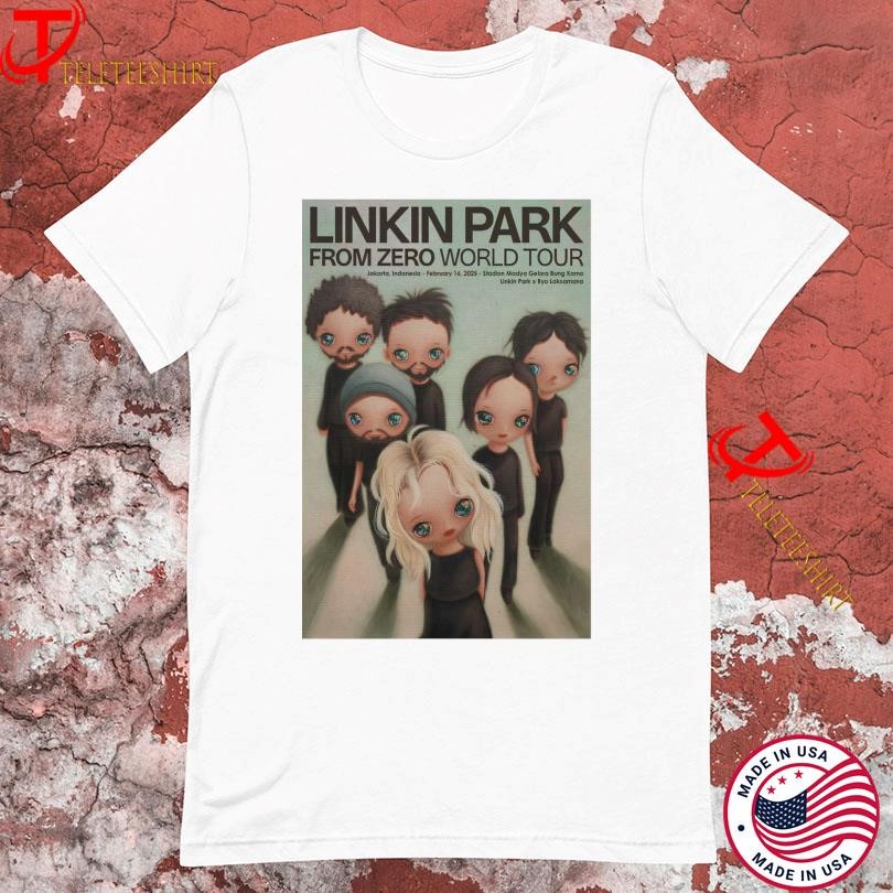 New Linkin Park From Zero World Tour Jakarta, Indonesia February 2025, Linkin Park T-shirts