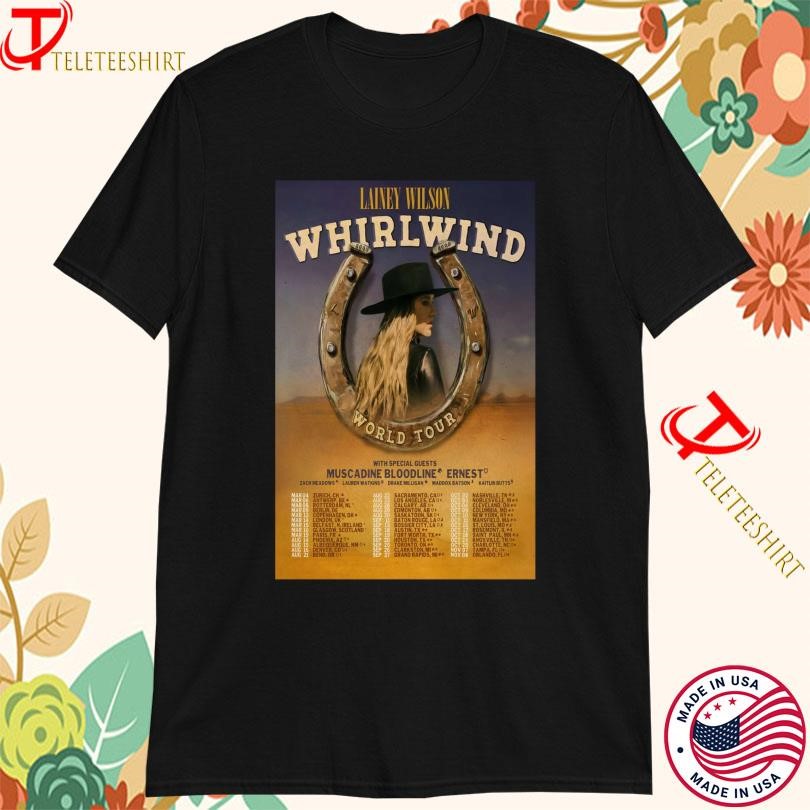New Lainey Wilson Whirlwind Muscadine Ernest World Tour 2025, Lainey Wilson T-shirts