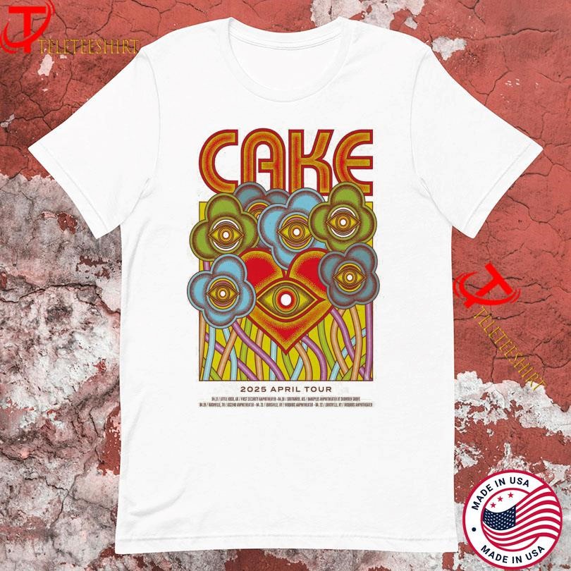 New Cake 2025 April Tour American, Cake 2025 April T-shirts