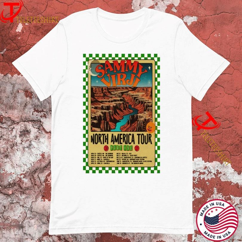 New Sammy Virji North America Tour 2025 Part One, Sammy Virji North T-shirts