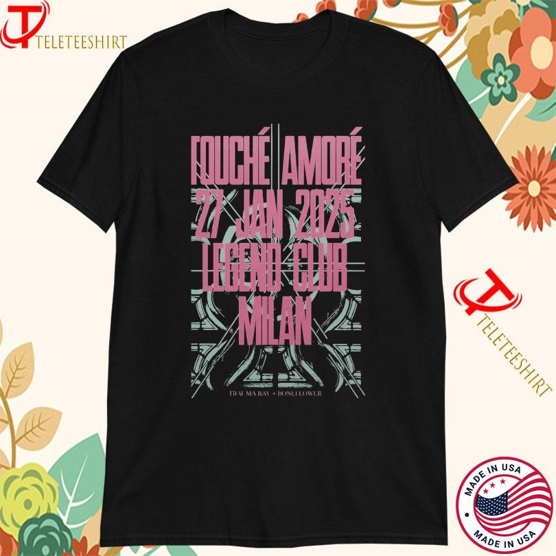 New Touche Amore Jan 27 2025 Legend 54 Milano, Italy Tour, Touche Amore T-shirts