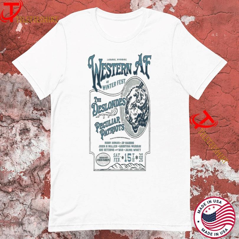 New Western OF The Deslondes Peculiar Tour 2025, Deslondes Peculiar Patriots T-shirts