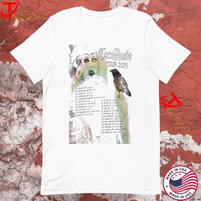 New CocoRosie Tour 2025, CocoRosie European Tour T-shirts