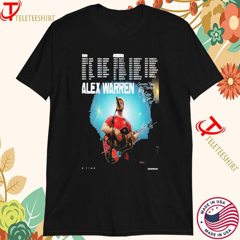 Alex Warren Europe Tour 2025, Alex Warren Europe T-shirts