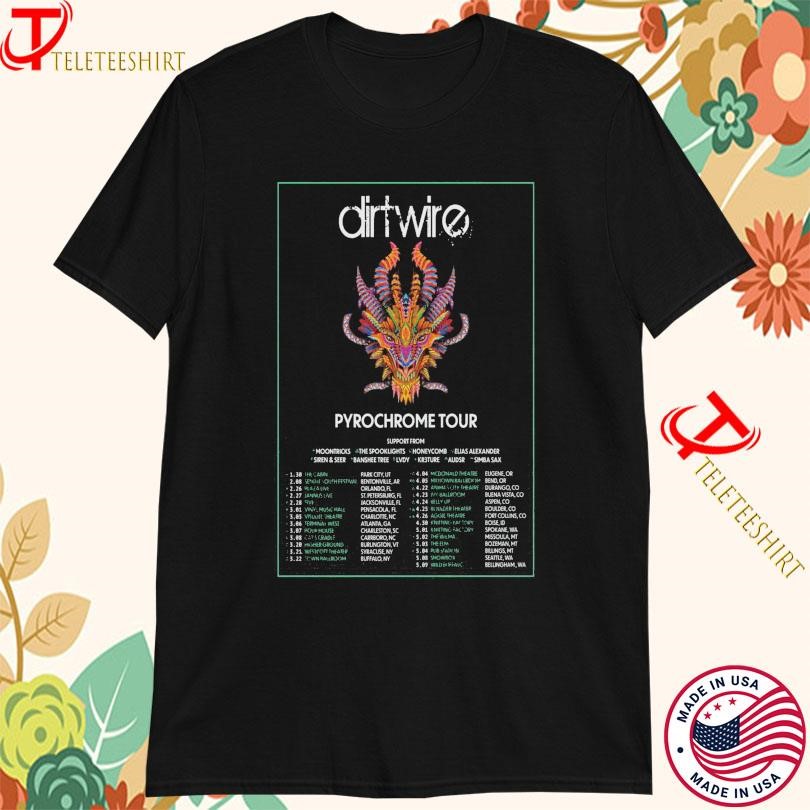New Dirtwire Pyrochrome Spring Tour 2025, Dirtwire Pyrochrome Spring T-shirts