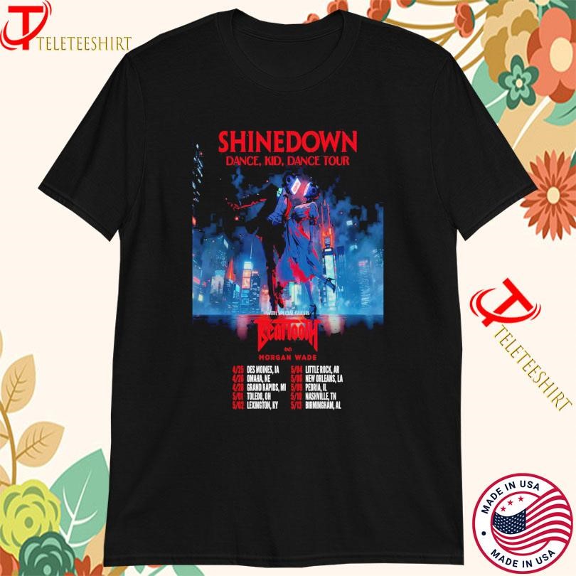 New Shinedown Dance Kid Dance Tour 2025, Shinedown Dance Kid T-shirts