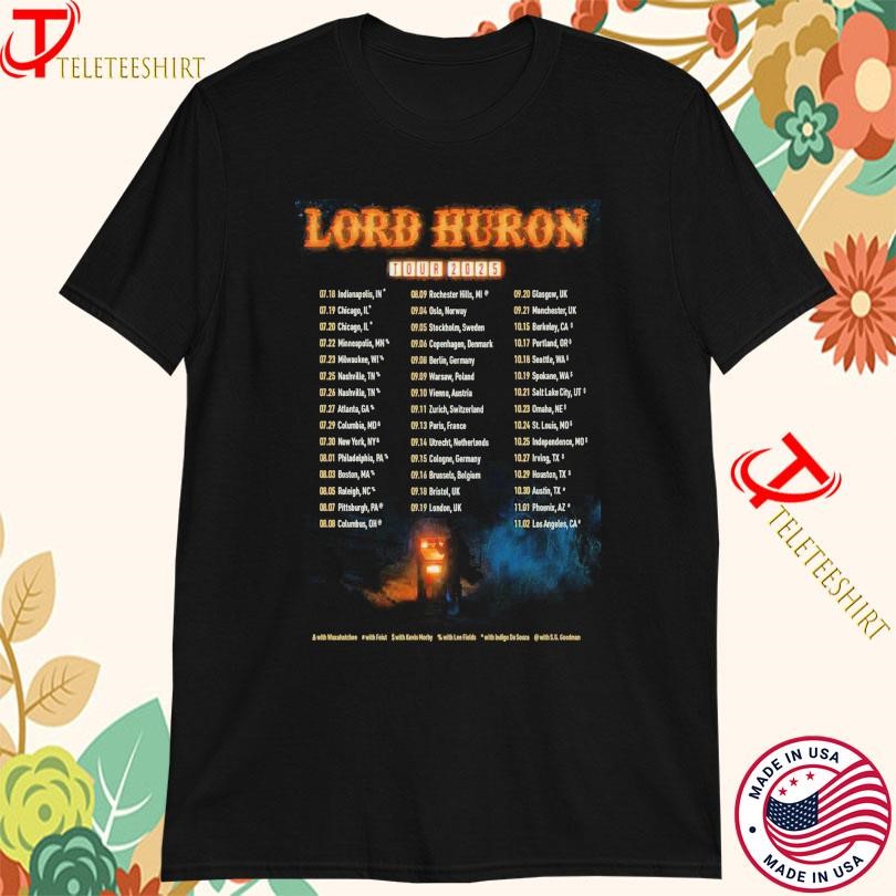 New Lord Huron Tour 2025, Lord Huron Tour T-shirts
