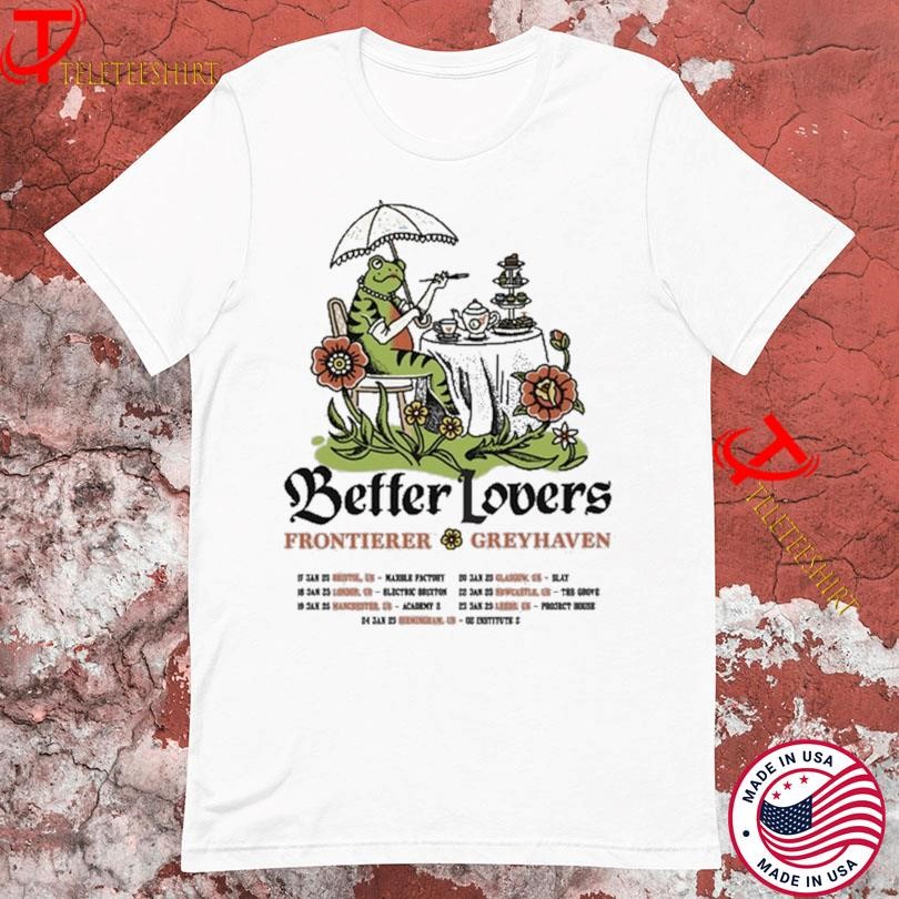 New Better Lovers Frontierer & Greyhaven UK Headline Tour 2025, Frontierer T-shirts