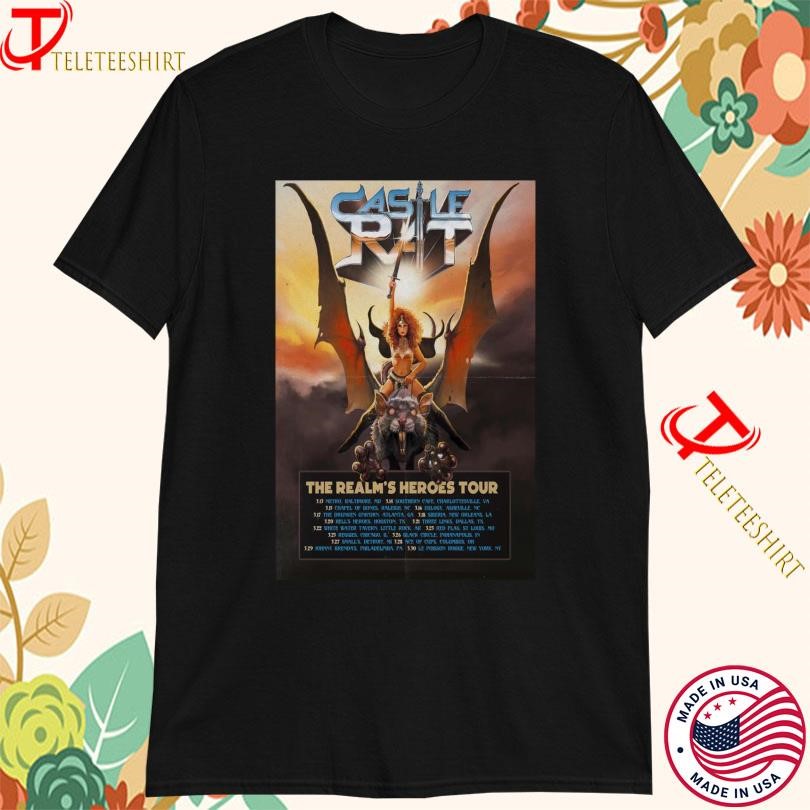 Castle Rat The Realms Heroes Tour 2025, Castle Rat T-shirts