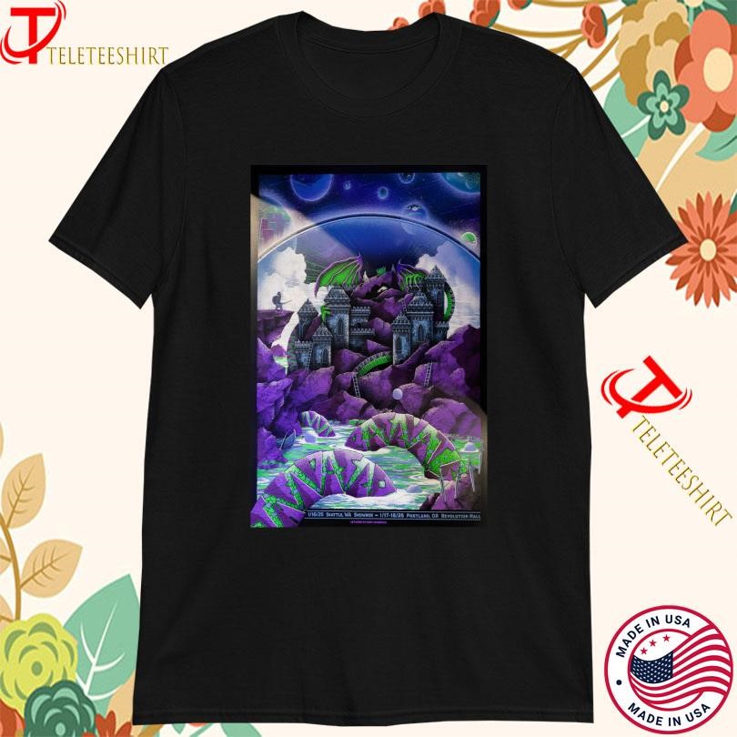 New The Disco Biscuits Spaga In Bubble Seattle Tour2025, Disco Biscuits T-shirts