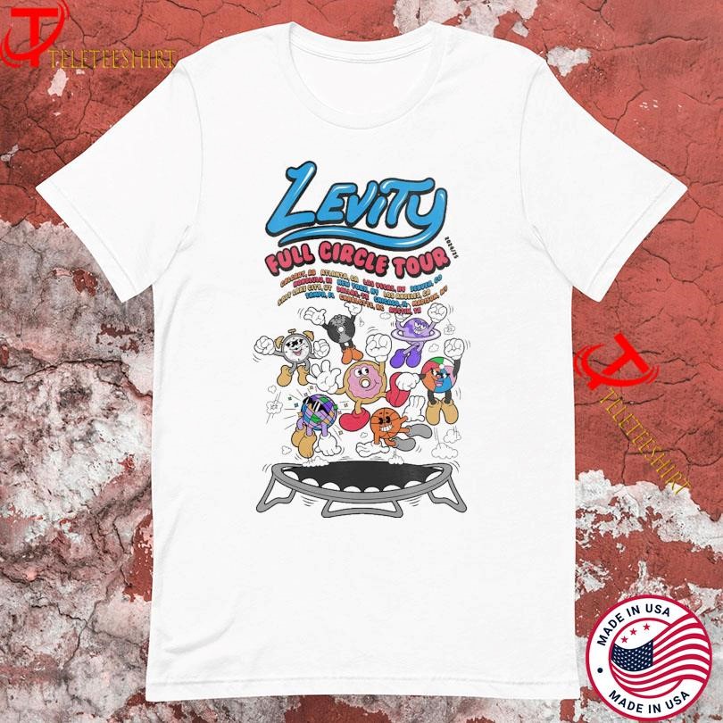 New Levity Full Circle Tour 2025 Trampoline, Levity Full Circle T-shirts