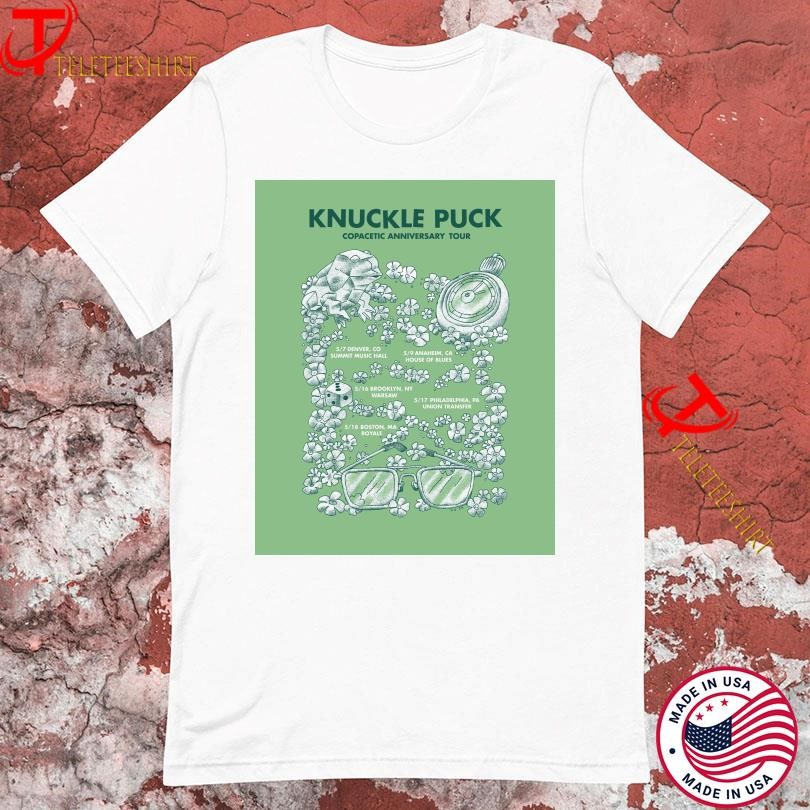 Knuckle Puck Copacetic Anniversary Tour 2025 Shows, Knuckle Puck Copacetic T-shirts