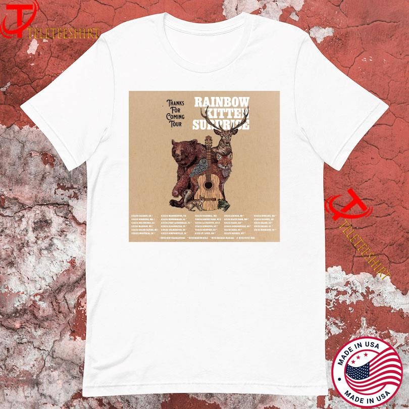 New Rainbow Kitten Surprise Thanks For Coming Tour 2025, Rainbow Kitten Surprise T-shirts