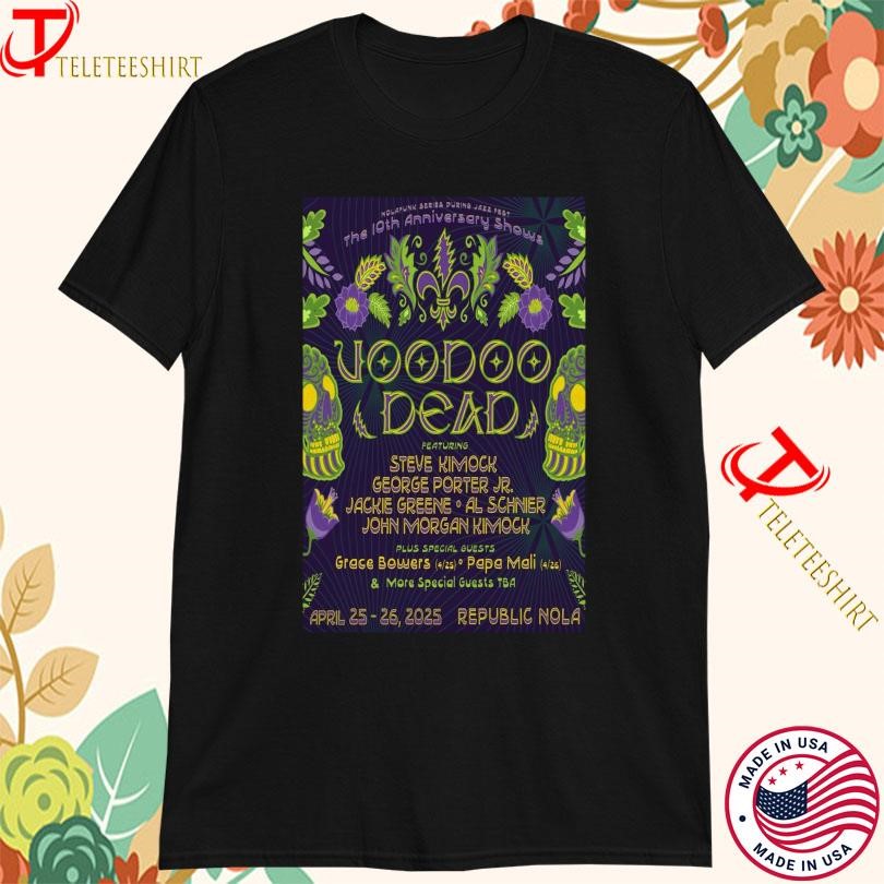 Voodoo Dead Republic NOLA New Orleans, LA Tour 2025 The, Voodoo Dead Republic T-shirts