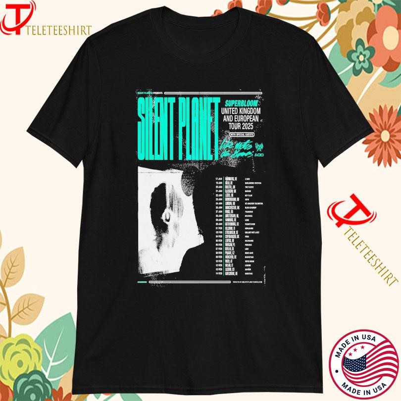 New Silent Planet United Kingdom And Tour 2025, Silent Planet United T-shirts