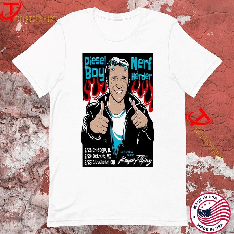 New Diesel Boy & Nerf Herder With Keep Flying Tour Chicago, IL 2025, Diesel Boy T-shirts