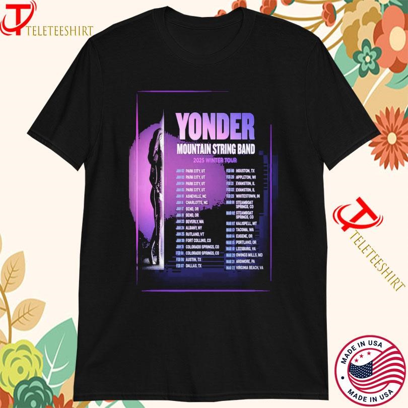 New Yonder Mountain String Band Winter Tour 2025, Yonder Mountain String T-shirts