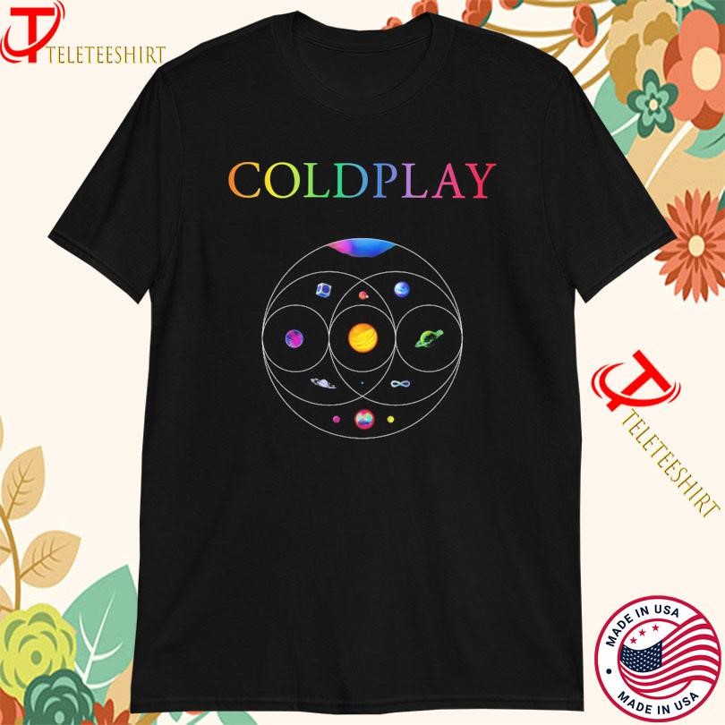 New Official Coldplay 2025 World Tour Music Of The Spheres, Official Coldplay 2025 T-shirts