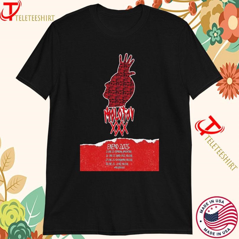 Molotov Europe Tour 2025, Molotov Europe Tour T-shirts