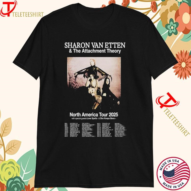 Sharon Van Etten And The Attachment Theory EU & UK Tour 2025, Sharon Van Etten T-shirts