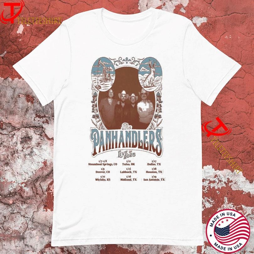 The Panhandlers Live In Tour 2025, The Panhandlers Live T-shirts