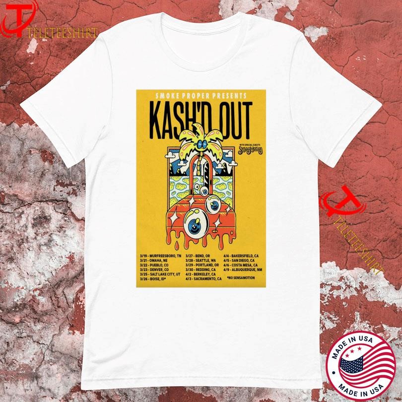 Kashd Out West Coast Tour 2025, Kashd Out West T-shirts
