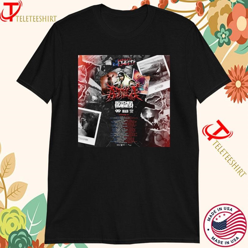 New Official Attila The Americas Rejects Tour 2025 s, Official Attila T-shirts