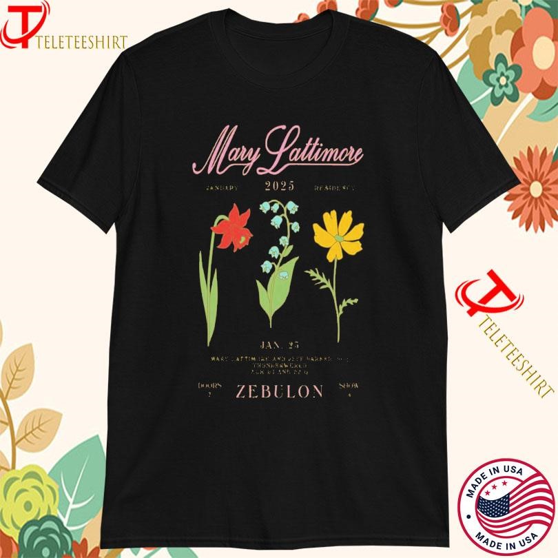 New Mary Lattimore Zebulon On Jan 23 2025 Tour, Mary Lattimore Zebulon T-shirts