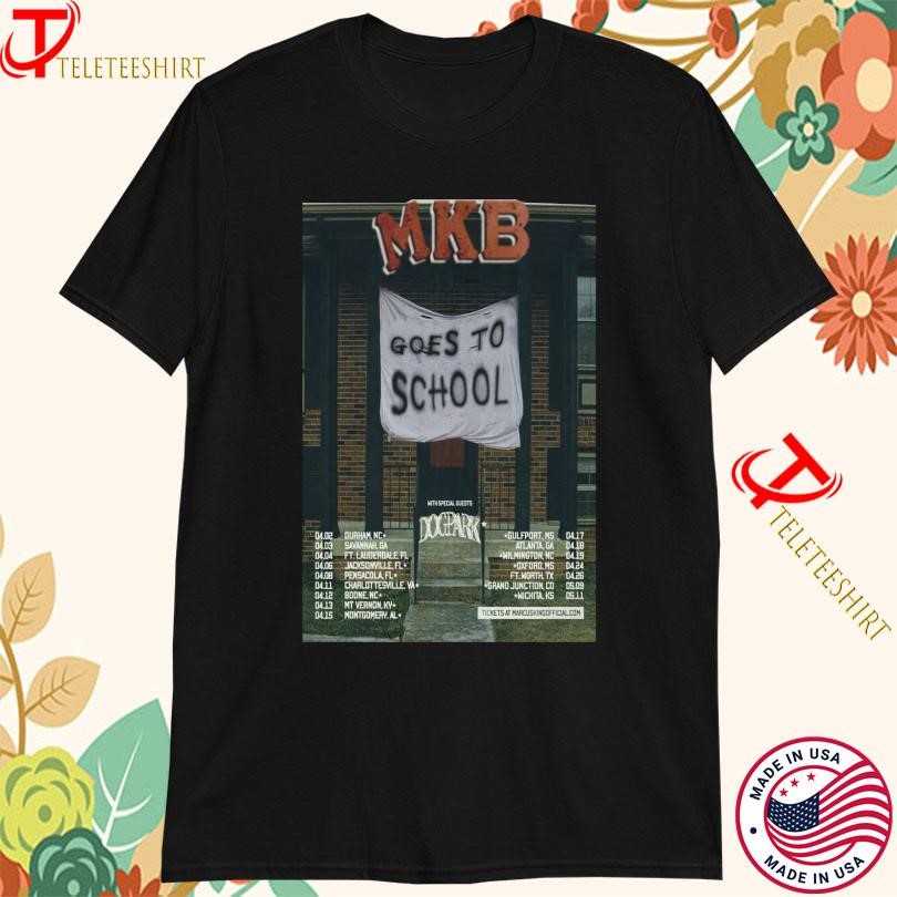 New MKB Goes To School Dogpark Tour 2025, MKB Goes T-shirts