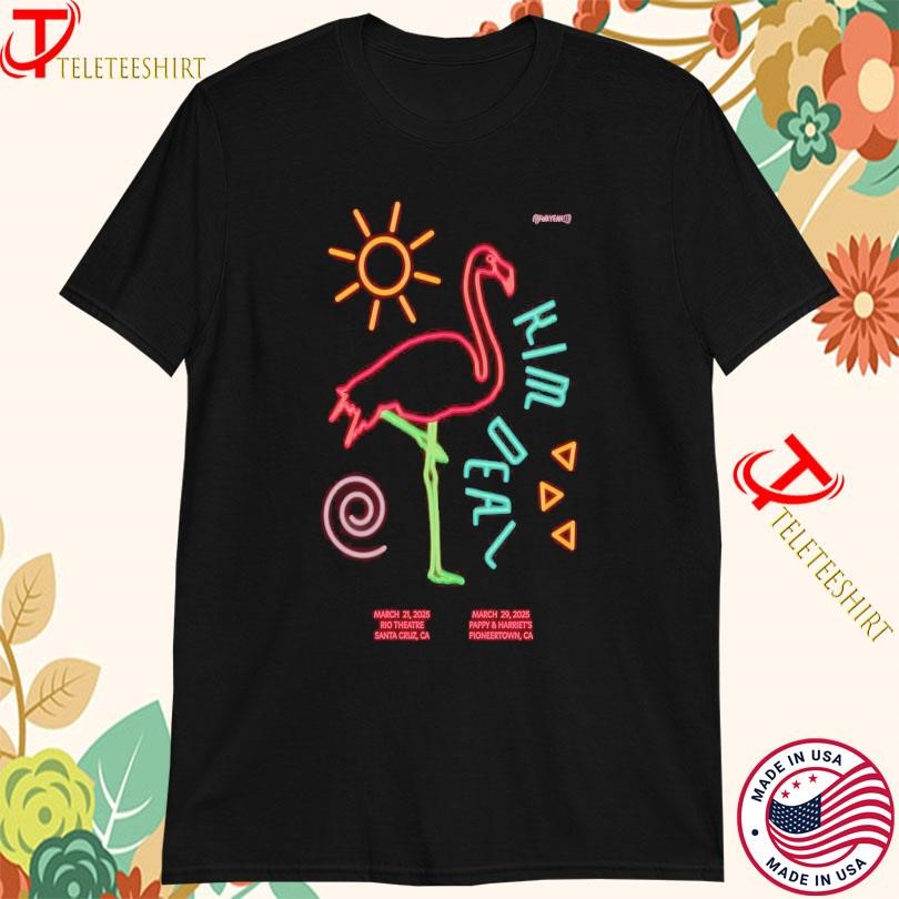 Kim Deal March 21 2025 Rio Theatre Santa Cruz CA Tour, Kim Deal March T-shirts