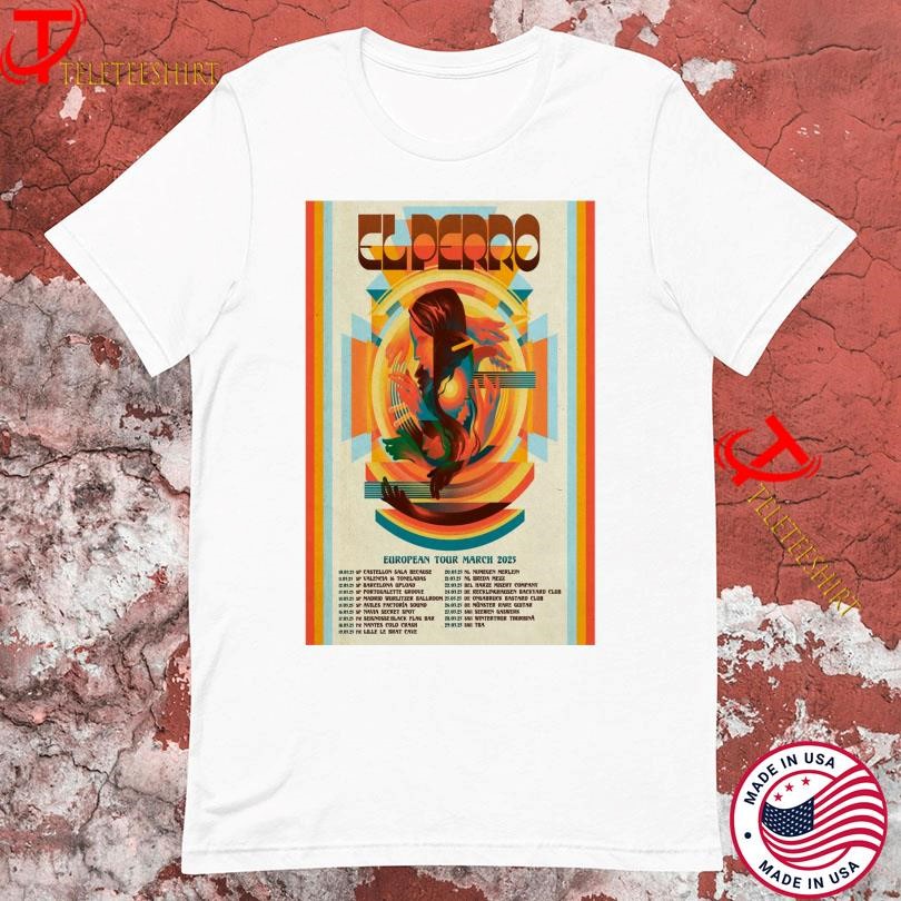 El Perro Tour March 2025, El Perro European T-shirts