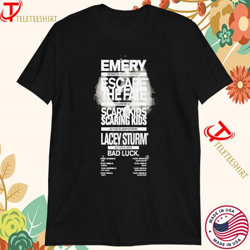 New Emery The Weaks End Full Album Play Through Escape Tour 2025, Emery The Weaks T-shirts