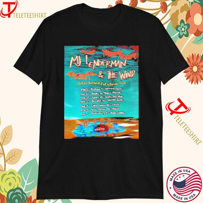 MJ Lenderman And The Wind 2025 Australia & New Zealand Tour, MJ Lenderman T-shirts