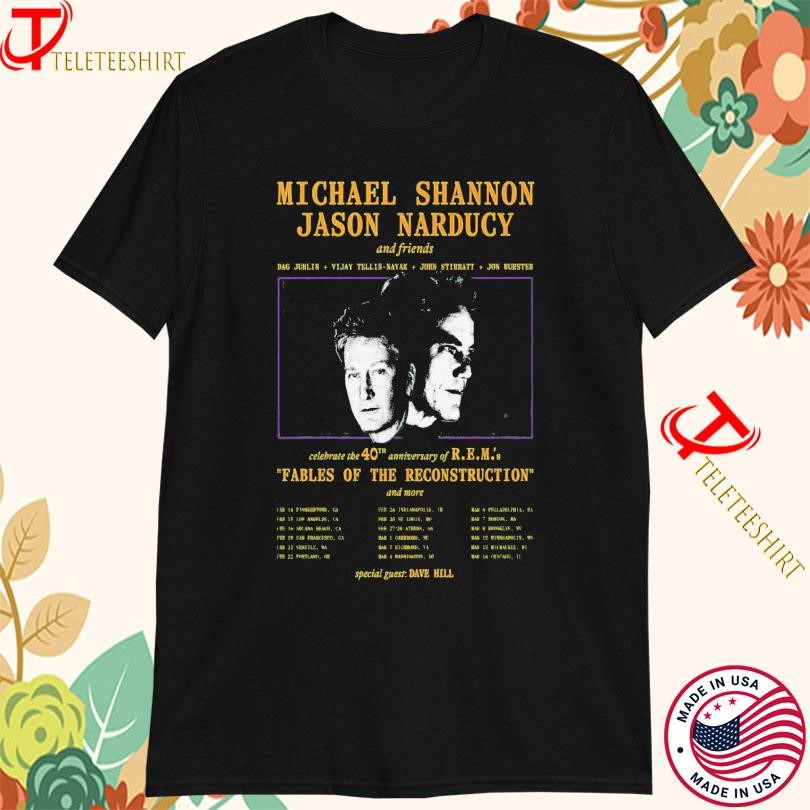 New Michael Shannon Jason Narducy And Friends Tour 2025, Michael Shannon Jason T-shirts