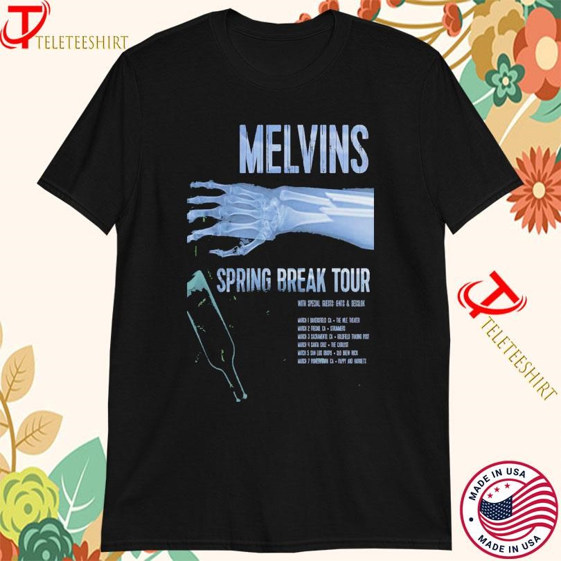 New Melvins With Special Guests Spring Break Tour 2025, Melvins With Special T-shirts