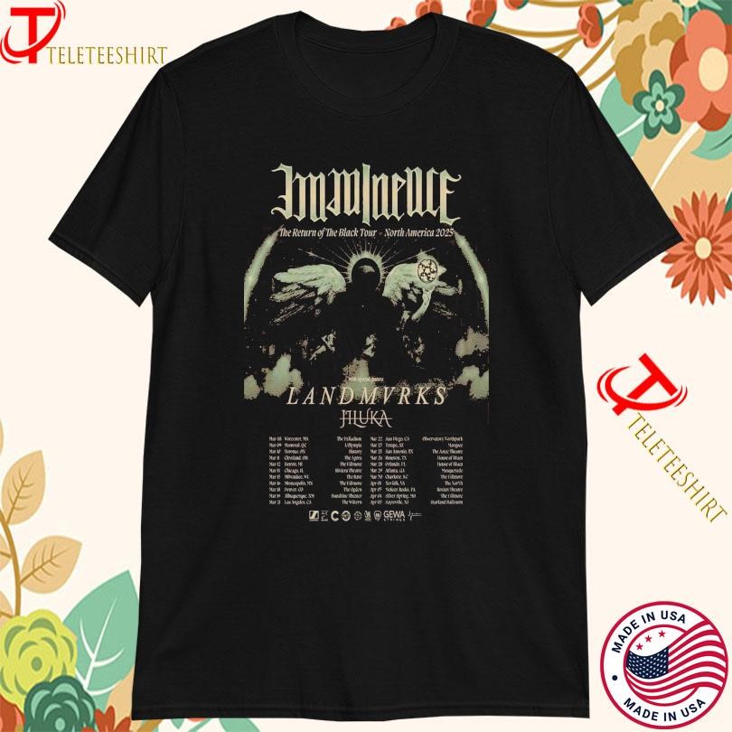 Imminence The Return Of The Black Tour 2025, Imminence The Return T-shirts