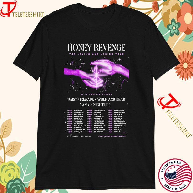 Honey Revenge Daisy Grenade Wolf Tour 2025, Honey Revenge Daisy T-shirts