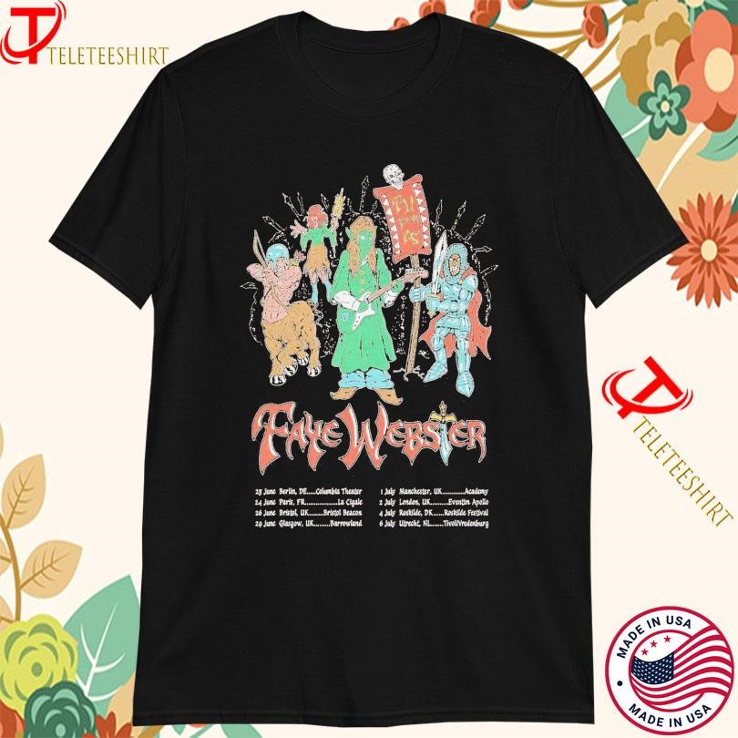 New Faye Webster EU Tour 2025, Faye Webster EU T-shirts