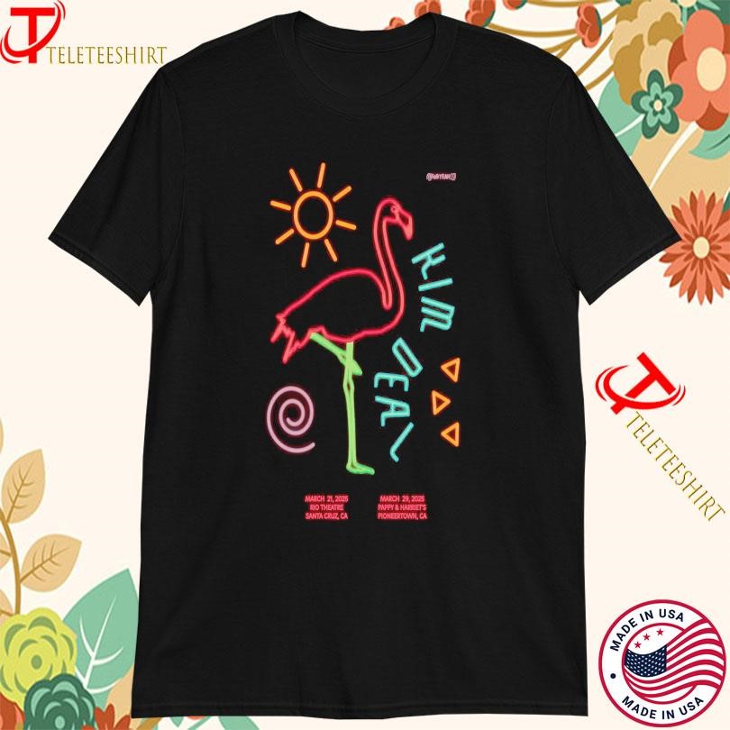 New Kim Deal Mar 21-29 2025 In California Tour, Kim Deal Mar T-shirts