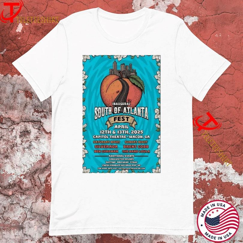 New Inaugural South Of Atlanta Festival April 2025, Inaugural South T-shirts