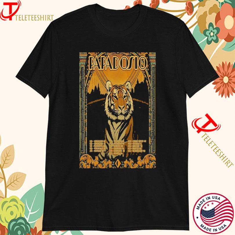 New Papadosio Tour 2025 Tiger, Papadosio Winter Spring T-shirts