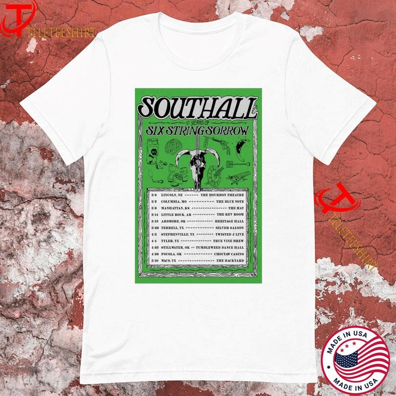 New Southall 10 Years Of Six String Sorrow Tour 2025, Southall 10 Years T-shirts