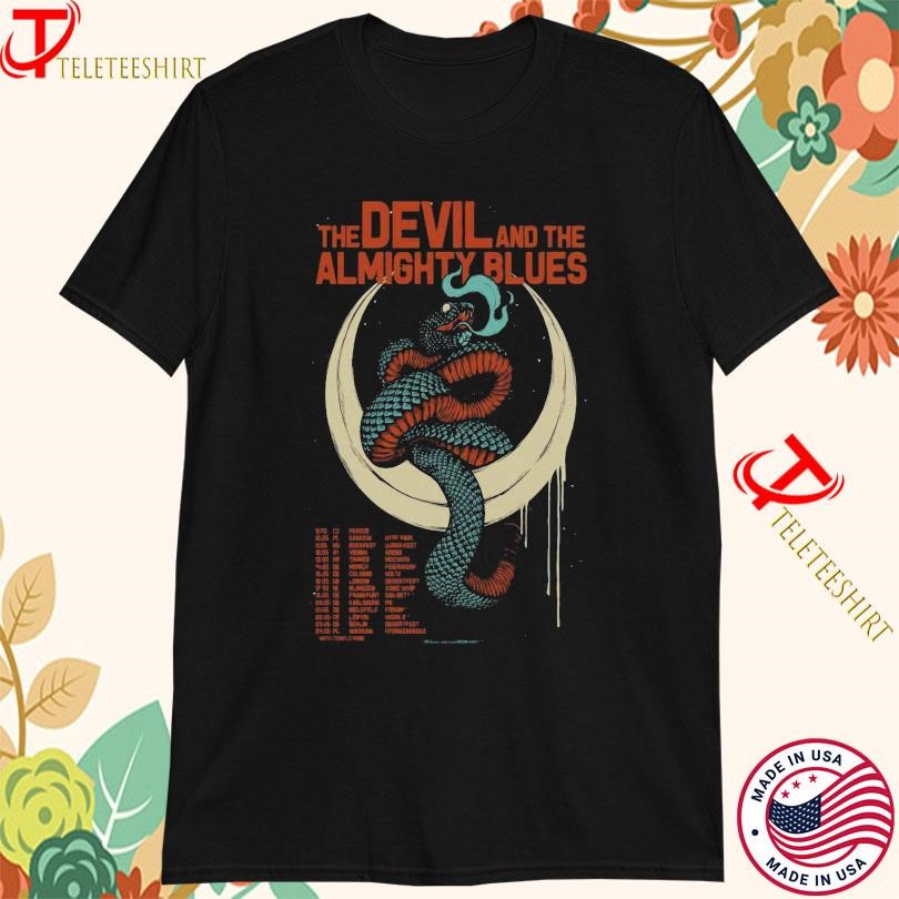 New The Devil And The Almighty Blues United Kingdom Tour 2025, The Devil T-shirts