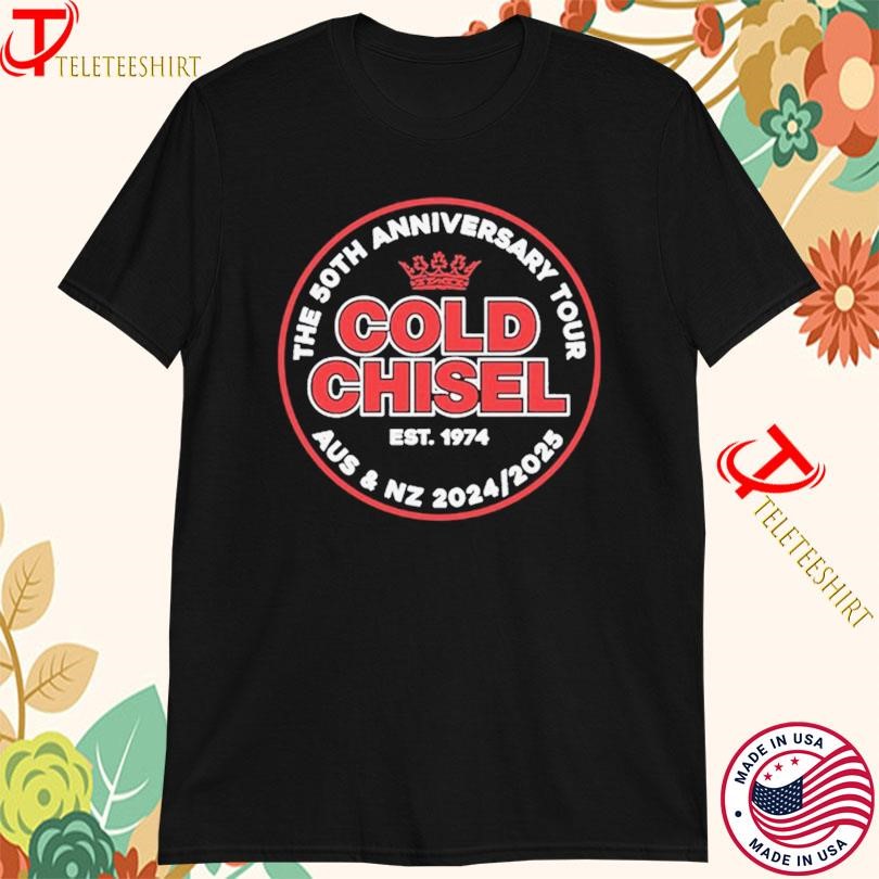 New Cold Chisel The 50TH Anniversary Tour 2025, Cold Chisel T-shirts