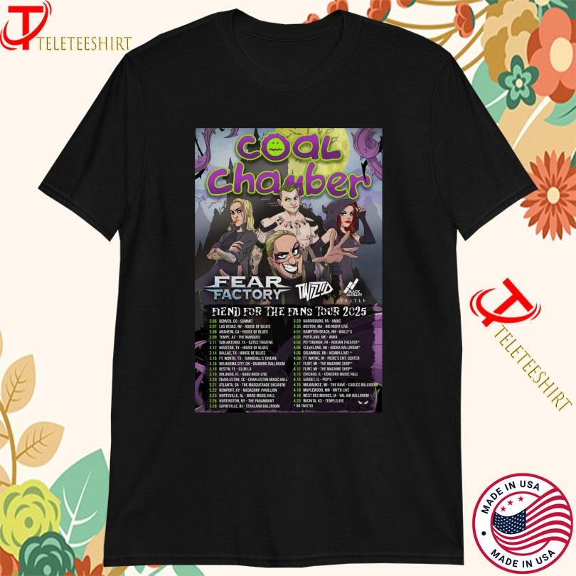 New Coal Chamber Tour Fiend For The Fans 2025, Coal Chamber Tour T-shirts