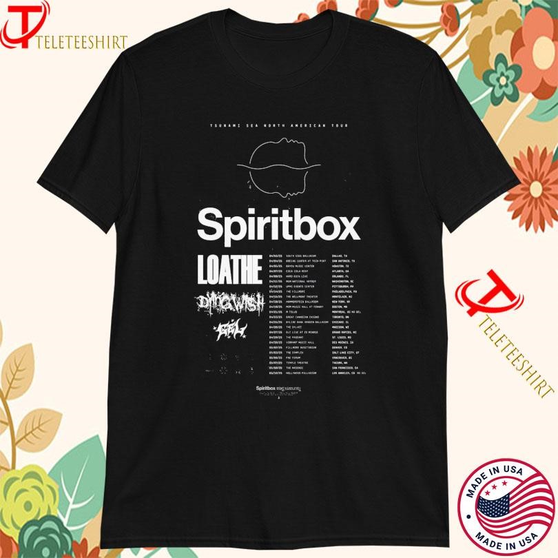 New Spiritbox Loathe, Dying Wish + Gel Tour Headlining 2025, Spiritbox Loathe Dying T-shirts