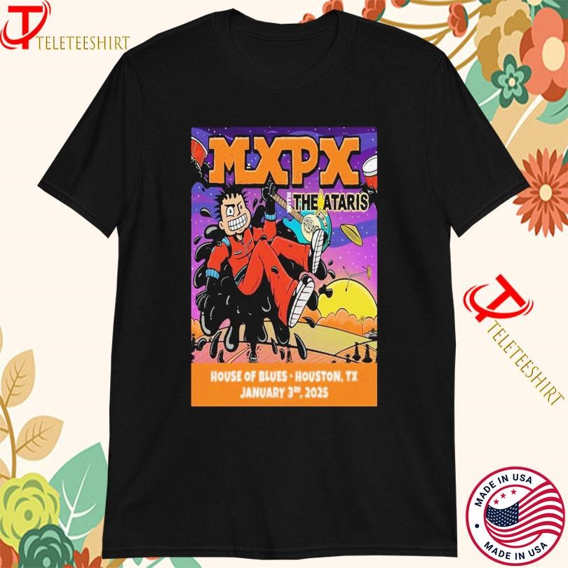 New MXPX On Jan 3 2025 In Houston TX Tour, MXPX On T-shirts
